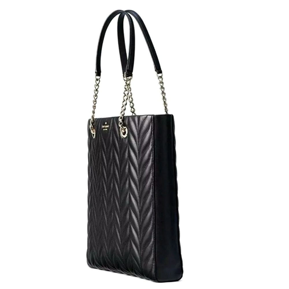 KATE SPADE Briar Lane Quilted Slim Tote Handbag - Picture 4 of 5